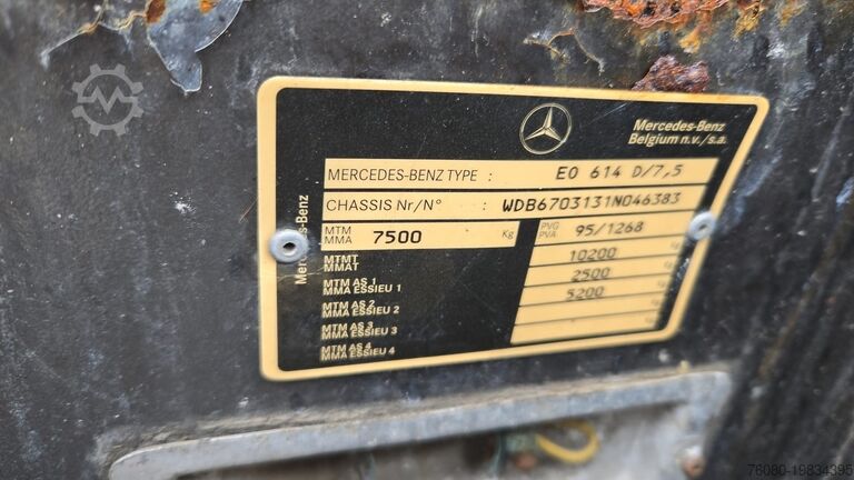 Stadtbus Mercedes-Benz Vario 614 (BELGIAN BUS / 34 SEATS / MANUAL PUMP...