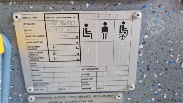 Motor coach TEMSA 10 x Prestij SX Automatik  Novo Lux Stock Daily