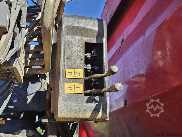 Tipper with crane SCANIA P410 HIAB XS122