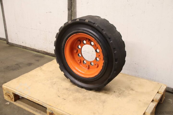Solid rubber tires, 2 pieces Ecomatic 7.00-12  RIM 5.00  S-12
