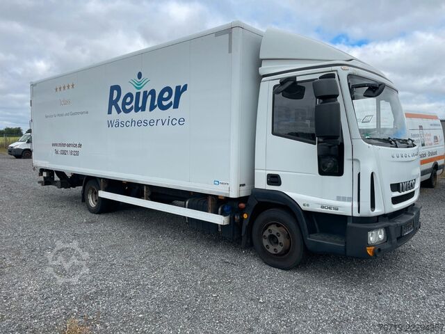 Box van IVECO Eurocargo 80E19 Koffer/LBW 1.Hand
