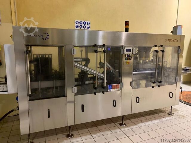 Verwendeter Omar 2010 Trocknungs-, Verkapselungs- und Beschriftungsmonoblock – 1500 bph Omar Srl SMPH2