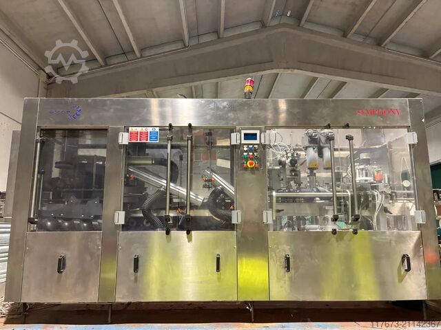 Verwendeter Omar 2010 Trocknungs-, Verkapselungs- und Beschriftungsmonoblock – 1500 bph Omar Srl SMPH2