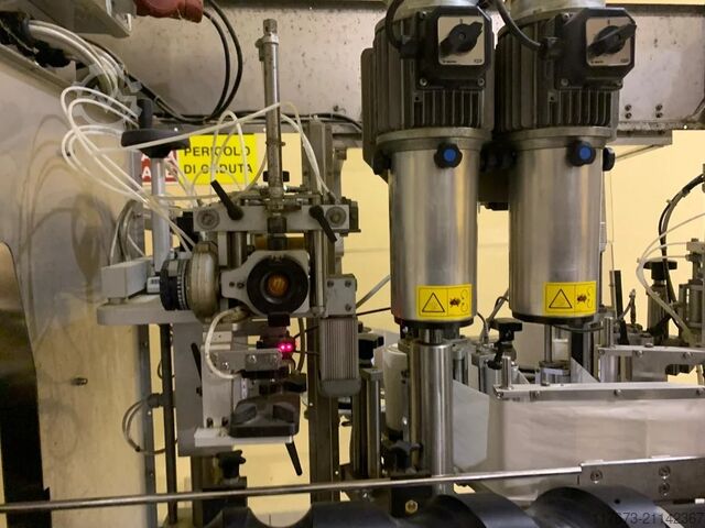 Verwendeter Omar 2010 Trocknungs-, Verkapselungs- und Beschriftungsmonoblock – 1500 bph Omar Srl SMPH2