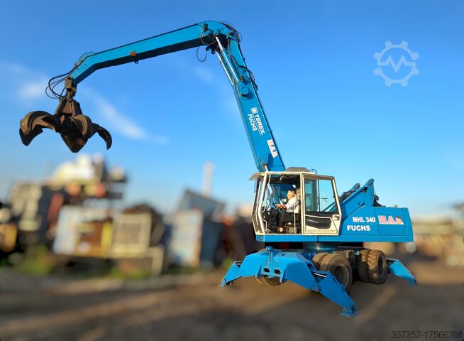 Fuchs MHL 340 material handler (spider loader) Fuchs MHL 340