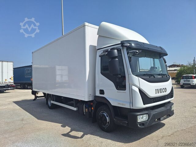 Kastenwagen aus Sperrholz mit Ladebordwand Iveco Eurocargo ML75E19P