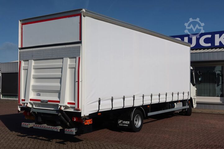 Curtain sided DAF LF 250 LF250 FA Schuifzeil +Dhollandia 1500 kg