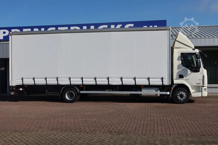 Curtain sided DAF LF 250 LF250 FA Schuifzeil +Dhollandia 1500 kg