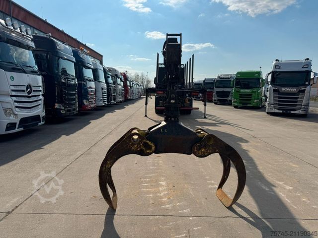 Logging truck MAN TGS 33.520*TAJFUN HOLZLADEKRAN-FUNK*STAHLSCHEMEL