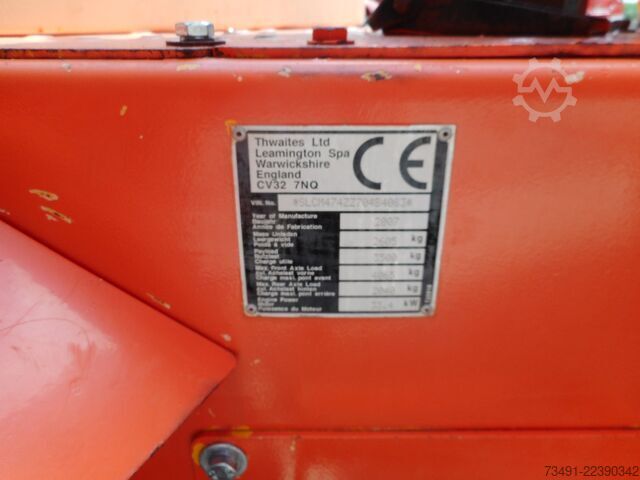 Mini dumper Thwaites 1x1t 2x2,3t 1x3,5t