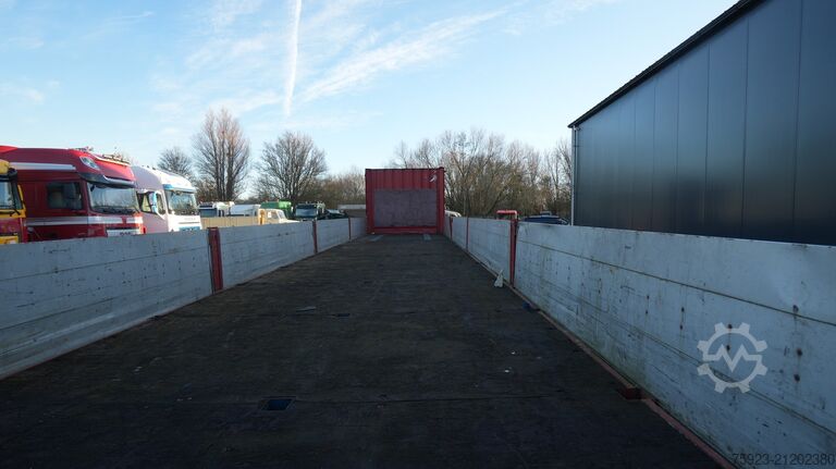 Loading platform Krone Open box trailer with aluminium side boards
