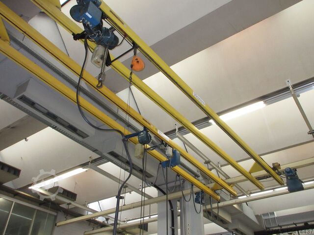 Kranhimmel Kran Portalkran Kranbahn Demag KBK2 0,5t Hallenkran + Fahrantrieb KBKII KBK2 50x8m NL500 Kg PK Kettenzug