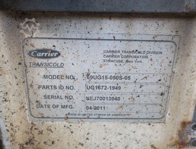 Swap body semitrailer Krone SDC 27 40 Fuss Box Liner Carrier Genset Liftachse