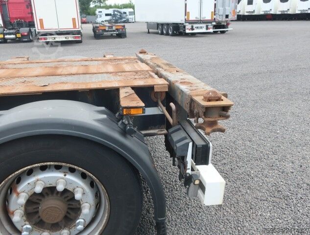 Swap body semitrailer Krone SDC 27 40 Fuss Box Liner Carrier Genset Liftachse