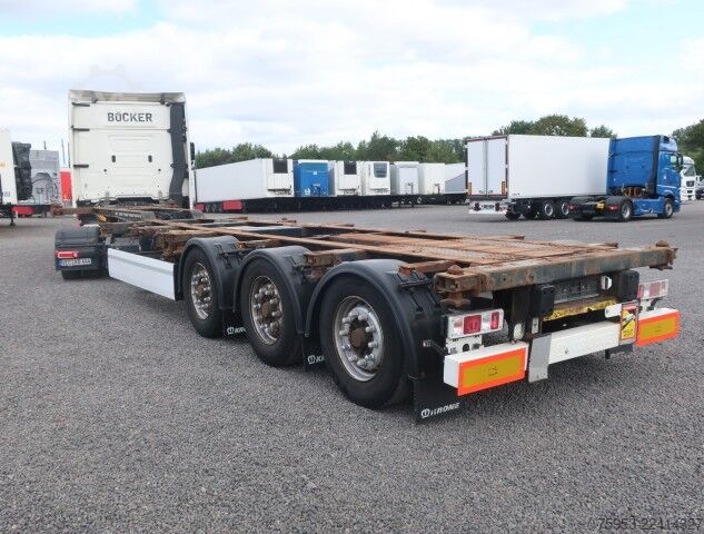 Swap body semitrailer Krone SDC 27 40 Fuss Box Liner Carrier Genset Liftachse