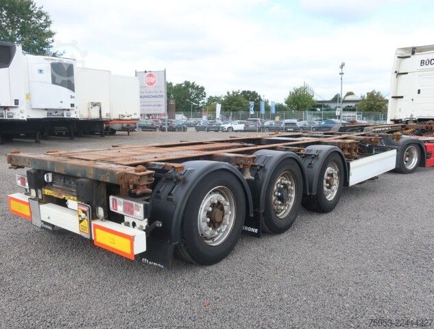 Swap body semitrailer Krone SDC 27 40 Fuss Box Liner Carrier Genset Liftachse