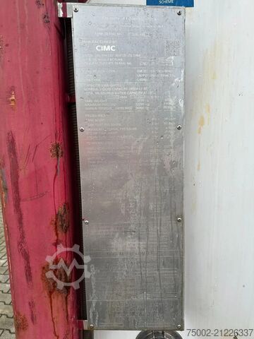 Tankcontainer CIMC FOOD 20FT ISO / 25.930L-1-COMP. / L4BN / UN Por...