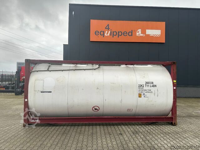 Tankcontainer CIMC FOOD 20FT ISO / 25.920L-1-COMP. / L4BN / UN Por...