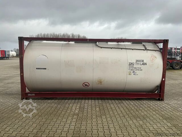 Tankcontainer CIMC FOOD 20FT ISO / 25.920L-1-COMP. / L4BN / UN Por...