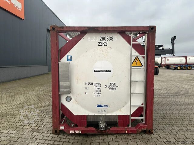 Tankcontainer CIMC FOOD 20FT ISO / 25.920L-1-COMP. / L4BN / UN Por...