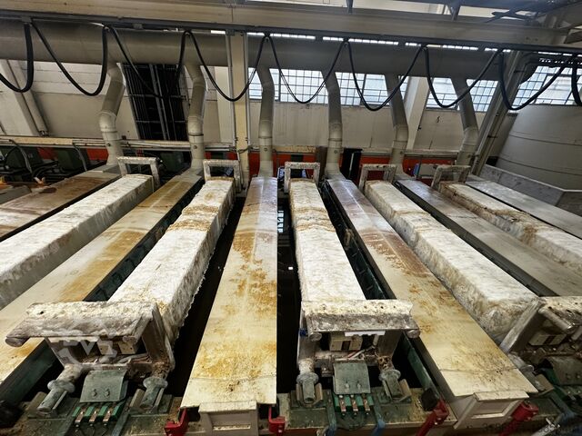 Galvanic equipment Driesch Anlagentechnik Aluminium Beize, Zinkanlage
