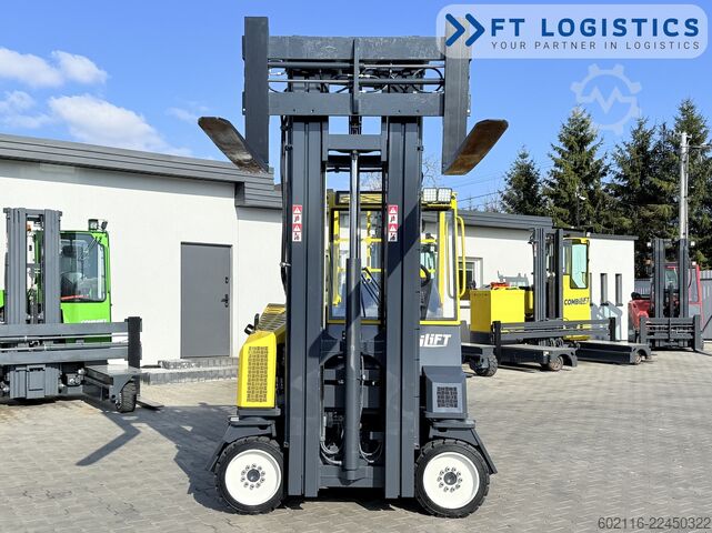 4-way forklift Combilift CB4500 GAS TRIPLEX 6400 FORK POSITIONER
