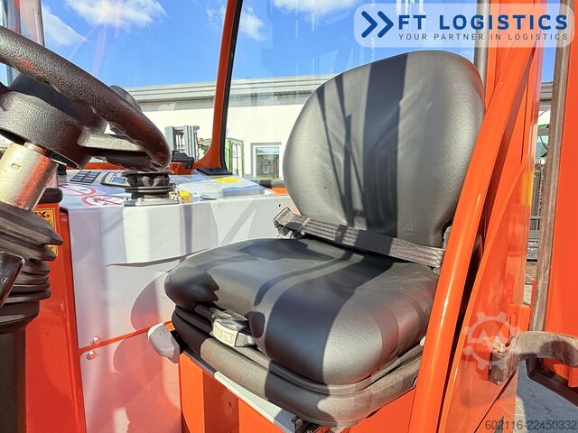 4-way forklift Hubtex DQ45G DUPLEX 5000 FORK-POSITIONER CABIN
