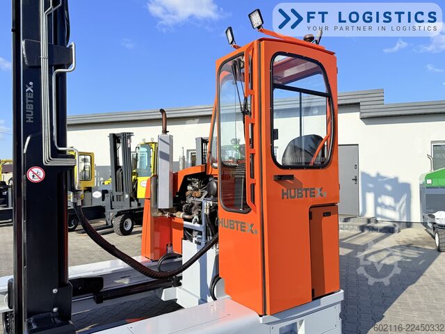 4-way forklift Hubtex DQ45G DUPLEX 5000 FORK-POSITIONER CABIN