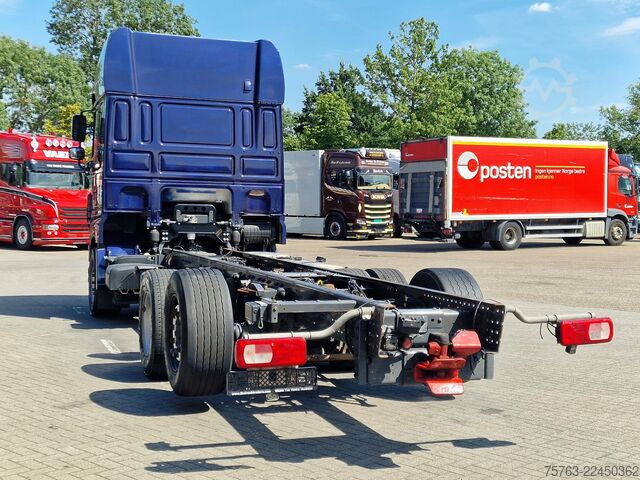 Chassis with cab DAF XF 530 6X2 - steel / air - steering axle - WB 4...
