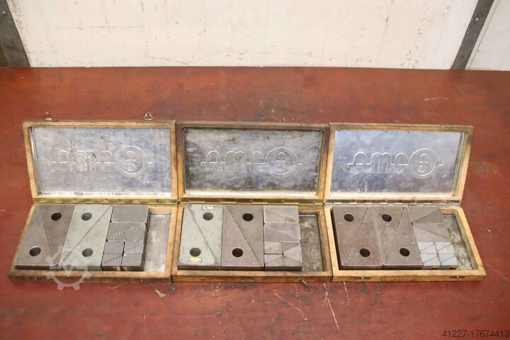 Universal clamping pad set in wooden box AMF AMF 6500 H Breite 30 mm