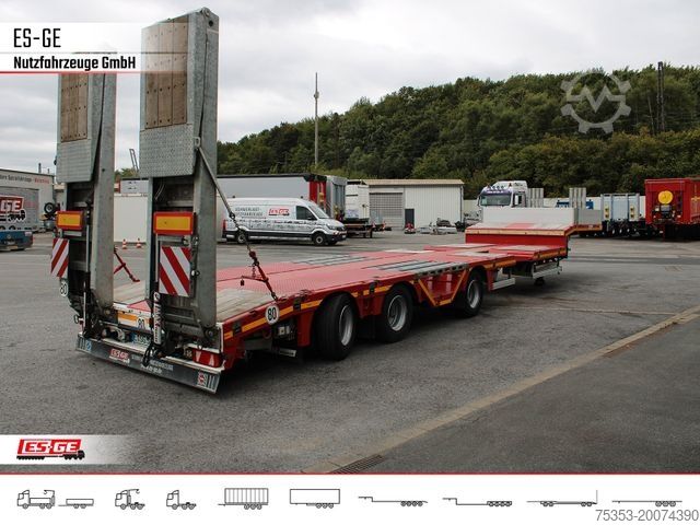 Tieflader-Sattelauflieger FAYMONVILLE MAX Trailer MAX100 Semi-Tieflader Radmulden