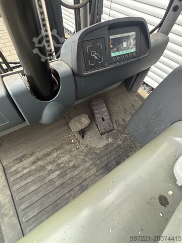 Electric - 3 wheels Jungheinrich EFG 213 Lithium ZVG+ Seitenschieber und Vorschubgabel