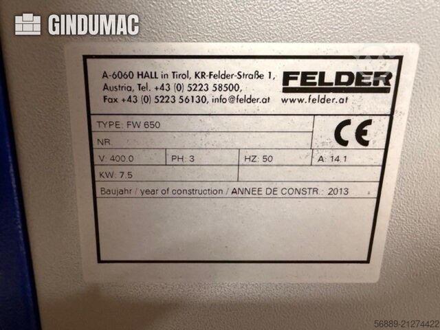 FELDER FW 650 FELDER FW 650