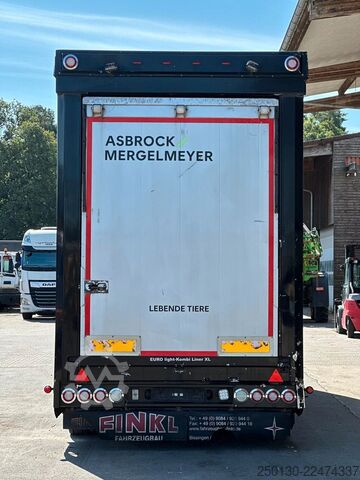 Horse transport trailer Finkl FINKL VTA24 3.Stock KombiLiner Liftachse Hubdach