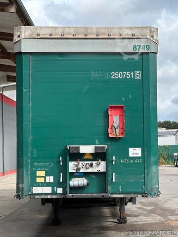 Open semitrailer with tarp SCHMITZ CARGOBULL SCB*S3T MegaTrailer Curtainsider Edscha