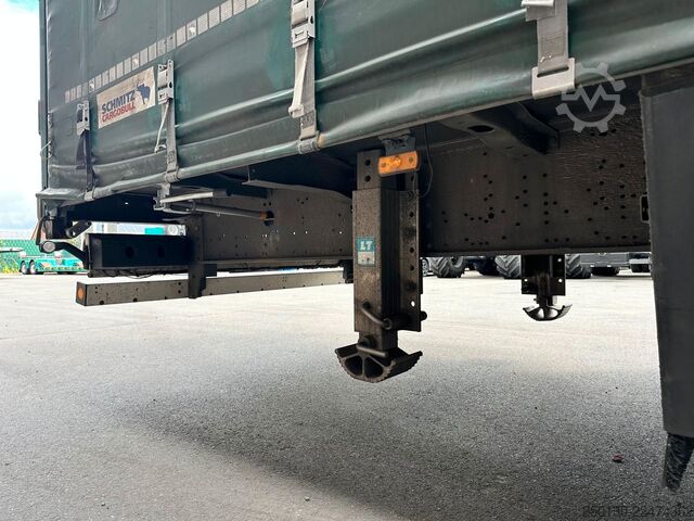 Open semitrailer with tarp SCHMITZ CARGOBULL SCB*S3T MegaTrailer Curtainsider Edscha