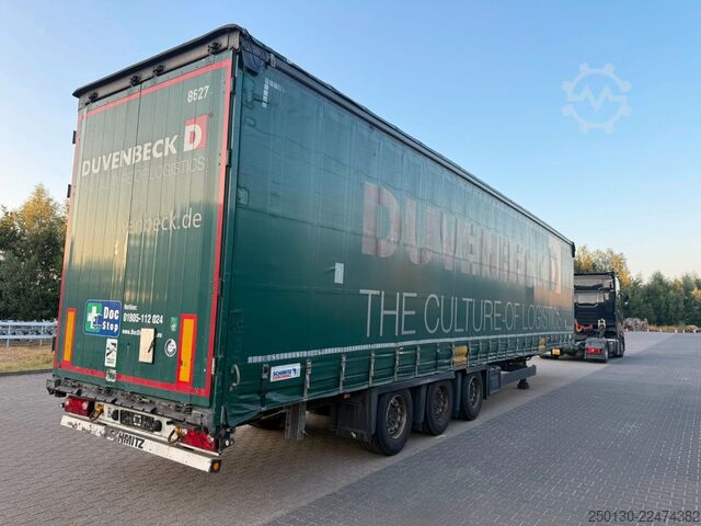 Open semitrailer with tarp SCHMITZ CARGOBULL SCB*S3T MegaTrailer Curtainsider Edscha
