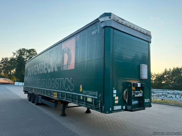Open semitrailer with tarp SCHMITZ CARGOBULL SCB*S3T MegaTrailer Curtainsider Edscha