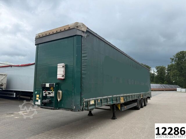 Open semitrailer with tarp SCHMITZ CARGOBULL SCB*S3T MegaTrailer Curtainsider Edscha