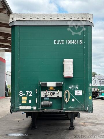 Open semitrailer with tarp SCHMITZ CARGOBULL SCB*S3T MegaTrailer Curtainsider Edscha