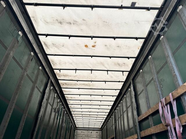 Open semitrailer with tarp SCHMITZ CARGOBULL SCB*S3T MegaTrailer Curtainsider Edscha
