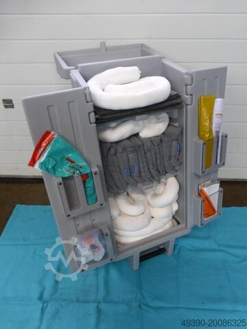Hazardous materials kit, emergency set DENIOS in transport trolley DENIOS Densorb
