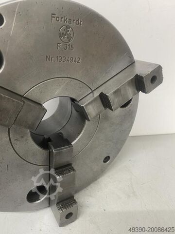 3-Backen Keilstangen-Drehfutter, Kraftspannfutter FORKARDT F 315