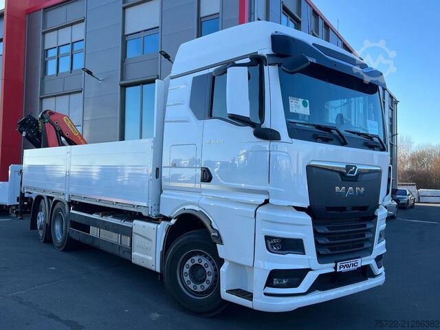 Ladepritsche MAN TGX 26.480 6x2-4 LL Baustoff-Pritsche FASSI / P...