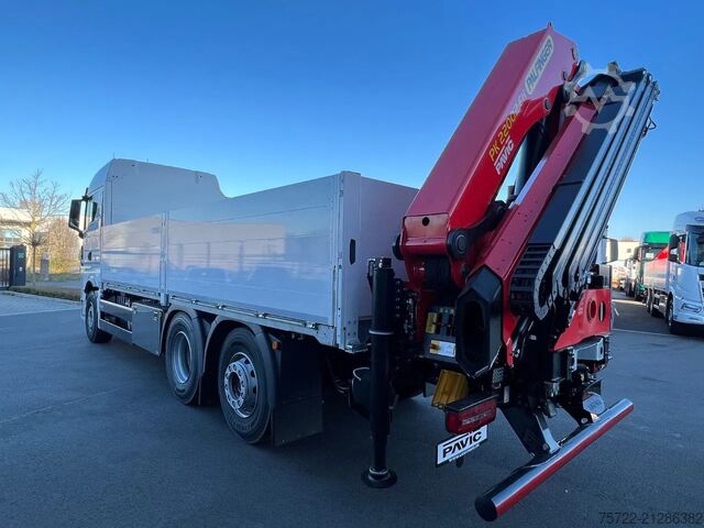 Ladepritsche MAN TGX 26.480 6x2-4 LL Baustoff-Pritsche FASSI / P...