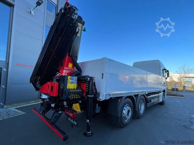 Ladepritsche MAN TGX 26.480 6x2-4 LL Baustoff-Pritsche FASSI / P...