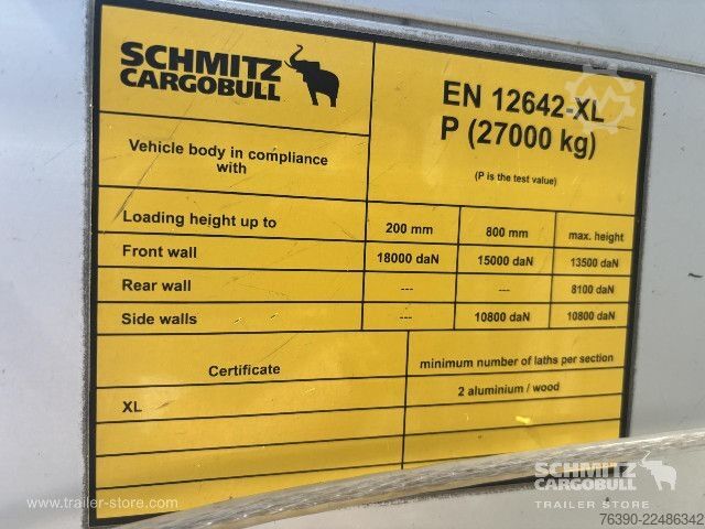 Auflieger mit Pritsche & Plane Schmitz Cargobull Semitrailer Curtainsider Standard