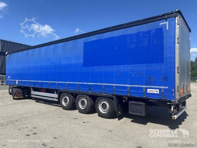 Auflieger mit Pritsche & Plane Schmitz Cargobull Semitrailer Curtainsider Standard