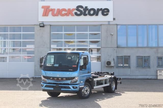 Roll-off tipper truck Mitsubishi eCanter 9C18E Abrollkipper mit Haken