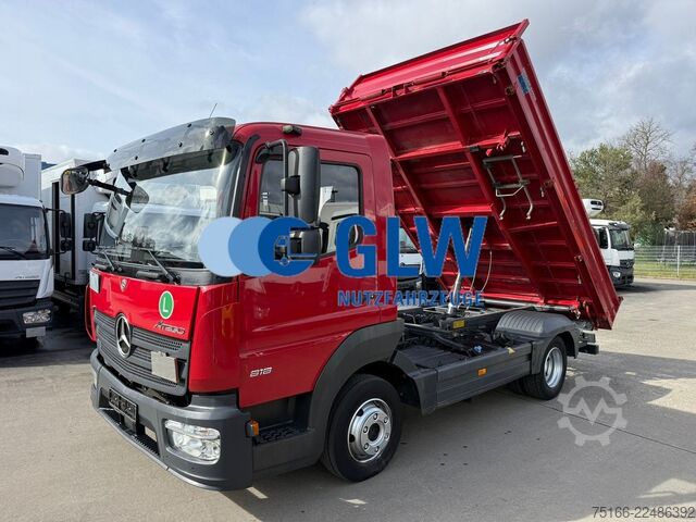 Tipper van MERCEDES-BENZ ATEGO 818 K Kipper MEILLER 3-Seiten*KLIMA+AHK